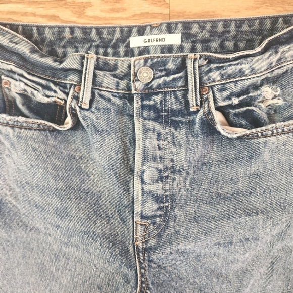 EUC GRLFRND Mica High-Rise Button Fly Jeans in Great Expectations, Size 27 - Picture 4 of 14